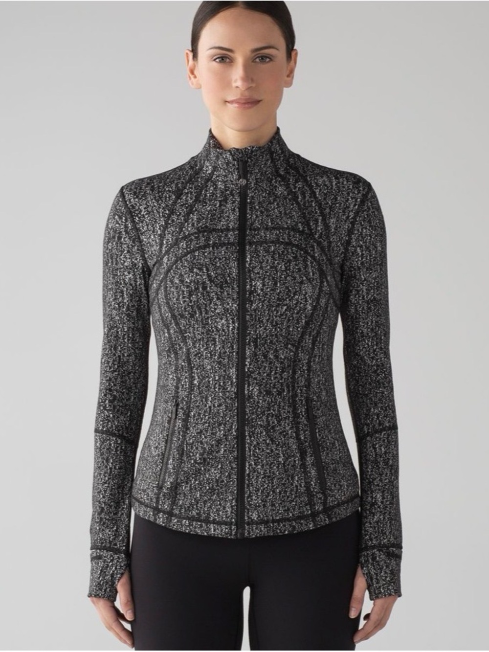 Lululemon Define Jacket
Running Luon Suited Jacquard Black White Size 2